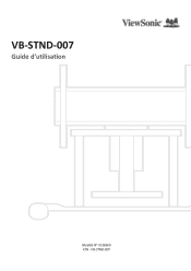 ViewSonic VB-STND-007 User Guide Francais