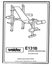 Weider Muscle 131 English Manual