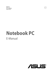 Asus ASUS VivoBook S301LP User's Manual for English Edition