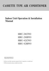 Haier HBU-42HF03 User Manual