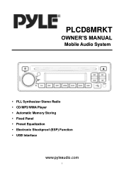 Pyle PLCD8MRKT Owners Manual