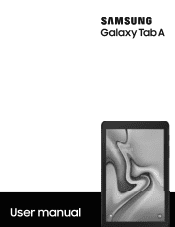 Samsung Galaxy Tab A 8.0 2018 Verizon User Manual