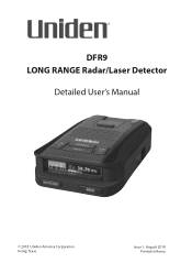 Uniden DFR9 English Owner Manual