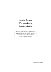 Acer Aspire L5100 Aspire L5100 / Veriton L410 Service Guide
