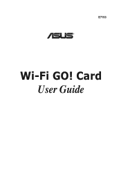 Asus WiFi-g User Guide
