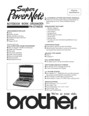 Brother International PN-5700DS Product Brochure - English