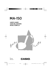 Casio MA150 User Guide