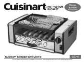 Cuisinart GC-15 Instruction and Recipe Booklet