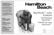 Hamilton Beach 67601AG Use and Care Manual