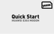 Huawei E303 Quick Start Guide