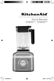KitchenAid KSB4027WH Owners Manual