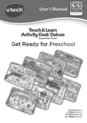 Vtech Touch & Learn Activity Desk Deluxe - Get Ready for Preschool User Manual