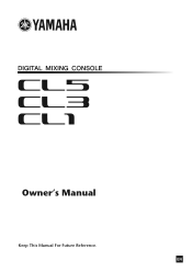 Yamaha CL3 Owner's Manual