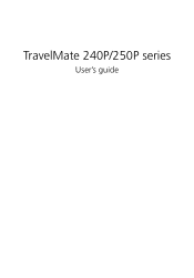 Acer TravelMate 250P TravelMate 250P User Guide
