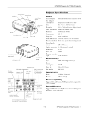 Epson 7700p Product Information Guide