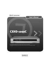 Humax CXHD-1000C User Manual