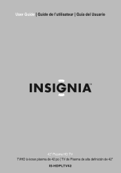 Insignia IS-HDPLTV42 User Manual (English)
