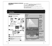Lenovo ThinkPad X32 (Portuguese) Setup guide for the ThinkPad X32