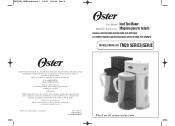Oster Iced Tea Maker User Guide