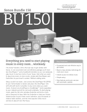 Sonos BU-150 Brochure