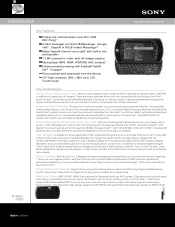 Sony COM-2BLACK Marketing Specifications (Black)