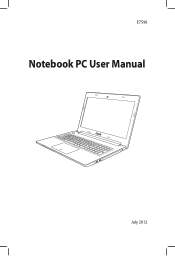Asus R505CB User's Manual for English Edition