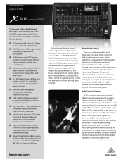 Behringer DIGITAL MIXER X32 Brochure