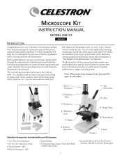 Celestron Microscope Kit Microscope Kit Manual (English, French, German, Italian, Spanish)