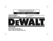 Dewalt DC390K Instruction Manual