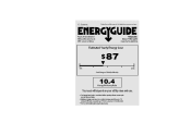 Frigidaire FFRS1022R1 Energy Guide