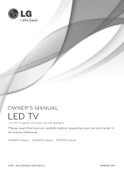 LG 47GA6450 Owners Manual
