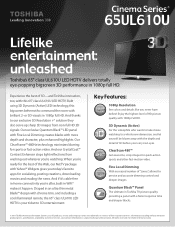 Toshiba 65UL610U Brochure