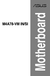 Asus M4A78-VM IN SI User Manual