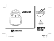 Audiovox VOH704 Operation Manual