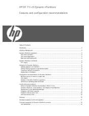 HP 9000 rp7440 HP-UX 11i v3 Dynamic nPartitions - Features and Configuration Recommendations