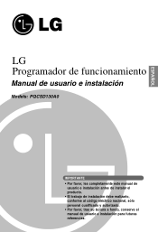 LG PQCSD130A0 Owner's Manual