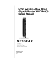 Netgear WNDR4000 WNDR4000 Setup Manual