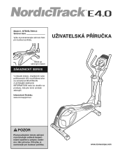 NordicTrack E4.0 Elliptical Czechoslovakian Manual