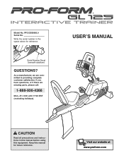 ProForm Gl 125 User Manual