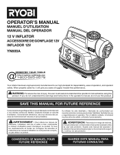 Ryobi YN600A Operation Manual