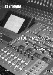 Yamaha DM2000 Studio Manager Owner's Manual