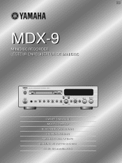 Yamaha MDX-9 Owner's Manual
