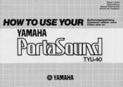 Yamaha TYU-40 Owner's Manual (image)