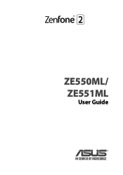 Asus ZenFone 2 Deluxe Special ASUS ZenFone 2 ZE550ML/ZE551ML English Version E-Manual