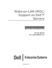 Dell Broadcom NetXtreme Family of Adapters Wake-on-LAN (WOL) Support on Dell Servers