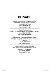 Hitachi CMP4121HDU Owners Guide
