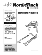 NordicTrack C320i Treadmill Dutch Manual