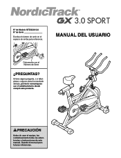 NordicTrack Gx 3.0 Sport Bike Gesp Manual