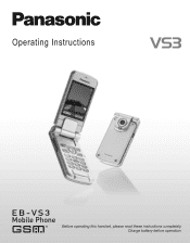 Panasonic VS3 User Manual