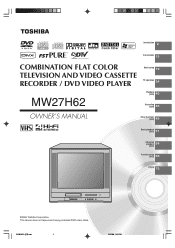Toshiba MW27H62 User Manual